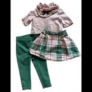 Janie & Jack 3 Piece Set Toddler Girl 18-24 Months